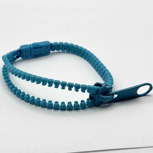 Blue Zipper Poke a dot Bracelet Bundle - Picture 4 of 4